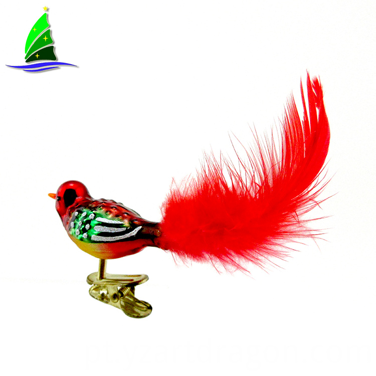 Ornamentos de Natal de pássaro vermelho Red Bird Christmas Ornaments